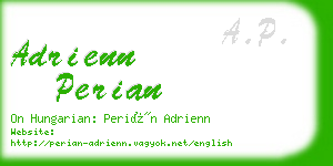 adrienn perian business card